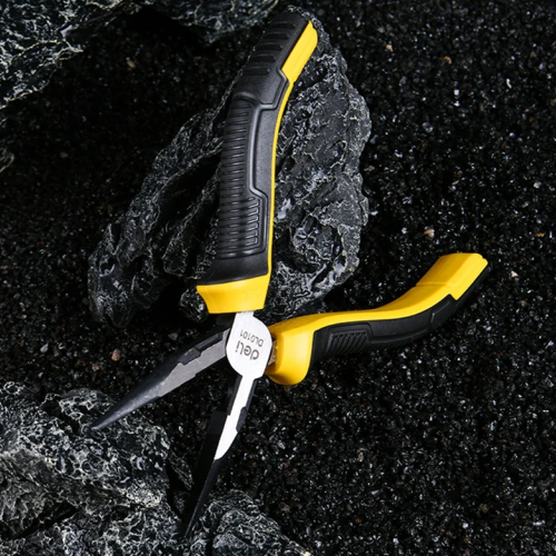 Длинногубцы Deli YS EDL0101, 160 мм, 2-х компонентные рукоятки фото 4 Длинногубцы Deli YS EDL0101, 160 мм, 2-х компонентные рукоятки фото 4