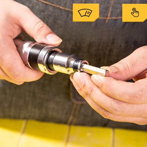 Отвертка ударно-поворотная с набором бит Deli YS EDL8901, 13 шт., металлический кейс фото 5