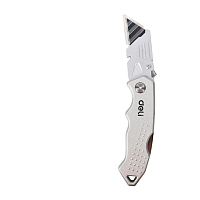 Нож строительный складной Deli YS EDL008Z, трапеция, 19 мм 