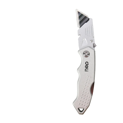 Нож строительный складной Deli YS EDL008Z, трапеция, 19 мм 