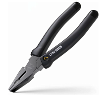 Плоскогубцы Deli HS EHT2007 180 мм, Soft Touch, черный