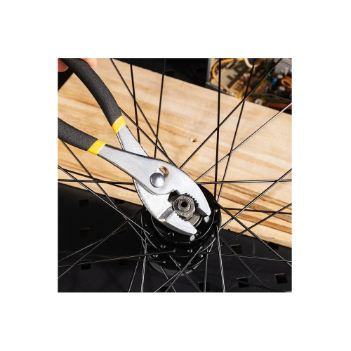 Переставные пассатижи Deli YS EDL25508, 200 мм., желтый, черный фото 5