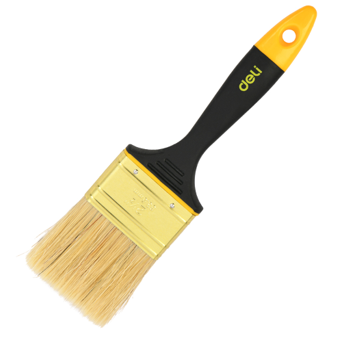Кисть малярная Deli YS EDL509144, плоская, 2.5"- 63 мм, смешанная щетина