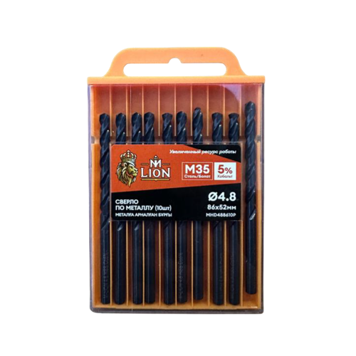 Сверло M-Lion MHD458010P, по металлу, 4,5 х 80 мм