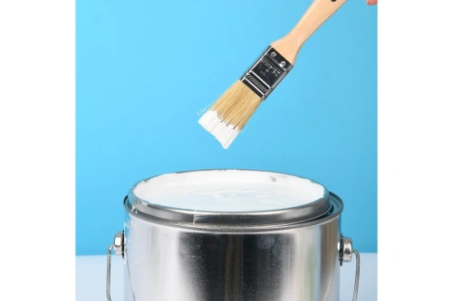 Кисть малярная плоская 1"-25 мм Deli YS EDL509121 деревянная рукоятка фото 4