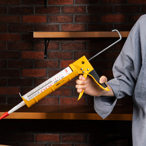 Пистолет для герметика Deli YS EDL2350, полукорпусной, 230 мм фото 7