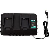 Зарядное устройство двухпостовое DongCheng FFCL2040-2, сетевое 220В, 50Гц, 2х4А