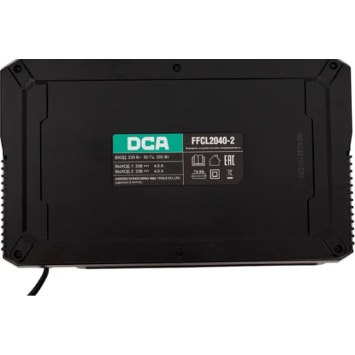 Зарядное устройство двухпостовое DongCheng FFCL2040-2, сетевое 220В, 50Гц, 2х4А фото 5 Зарядное устройство двухпостовое DongCheng FFCL2040-2, сетевое 220В, 50Гц, 2х4А фото 5