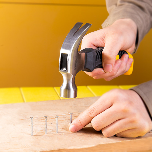 Молоток-гвоздодер Deli YS EDL441008, 0,25 кг, фибергласовая рукоятка фото 4