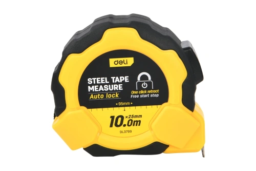 Рулетка Deli YS EDL3799 10 м/25 мм