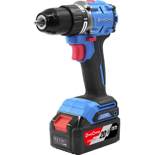 Аккумуляторная дрель-шуруповерт DongCheng DCJZ2060i (TYPE EM) 20 В, 60 Нм, 2 АКБ, 4 Ач, З/У 2 А Аккумуляторная дрель-шуруповерт DongCheng DCJZ2060i (TYPE EM) 20 В, 60 Нм, 2 АКБ, 4 Ач, З/У 2 А