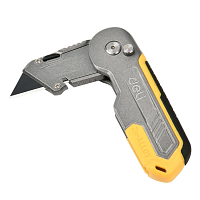 Нож строительный складной Deli YS EDL007Z, трапеция, 19 мм