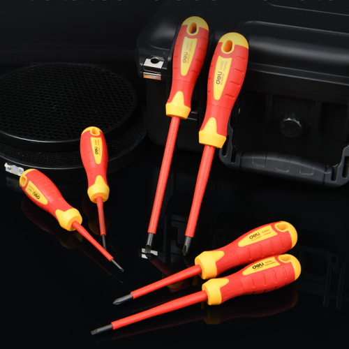 Набор диэлектрических отверток Deli YS EDL510006T, 3 SL, 3 PH фото 3