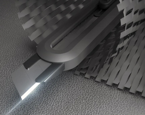 Нож строительный Deli HS HT4018C 18мм, Soft Touch, оранжевый фото 4