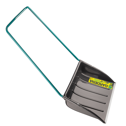 Скрепер для снега val Gardena Amigo, 730x560x1500, морозостойкий полипропилен, ребра жесткости, стальная рукоятка, графит фото 4