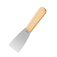 Шпатель Deli YS DL-HD2C, нержавеющий, 50 мм, деревянная рукоятка