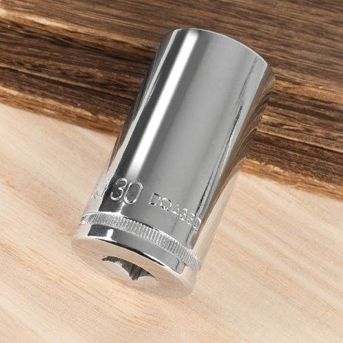 Головка торцевая шестигранная Deli YS EDQ4330 1/2, 30 мм фото 4 Головка торцевая шестигранная Deli YS EDQ4330 1/2, 30 мм фото 4