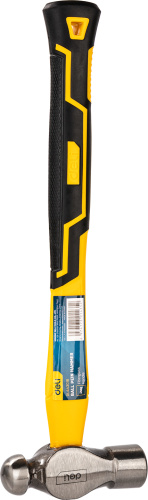 Молоток шаровой Deli YS EDL443016 0.45 кг, фибергласовая рукоятка фото 3
