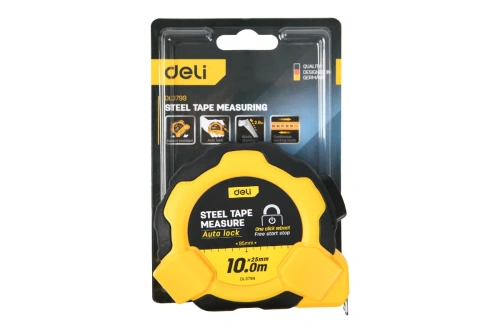 Рулетка Deli YS EDL3799 10 м/25 мм фото 10