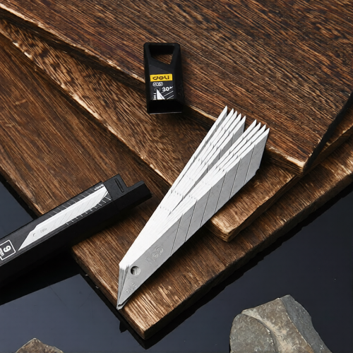 Лезвие для строительного ножа Deli EDL-DP093A, 9 мм, 10 шт. фото 3