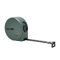 Рулетка Deli HS EHT8316L, 3 м х 16 мм, Soft Touch, зеленый