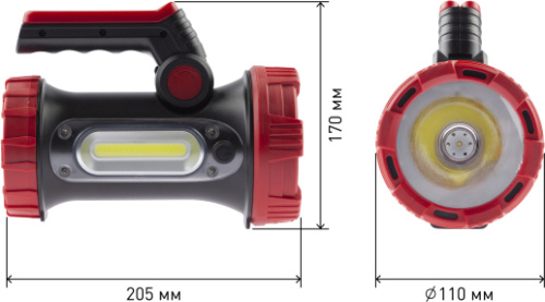 Фонарь светодиодный прожекторный Эра PA-704 аккумуляторный, 10 Вт фото 4 Фонарь светодиодный прожекторный Эра PA-704 аккумуляторный, 10 Вт фото 4