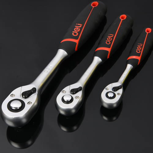 Ключ-трещотка Deli RS EDQ41802, 1/4", 150 мм, 72 зуба фото 2 Ключ-трещотка Deli RS EDQ41802, 1/4", 150 мм, 72 зуба фото 2