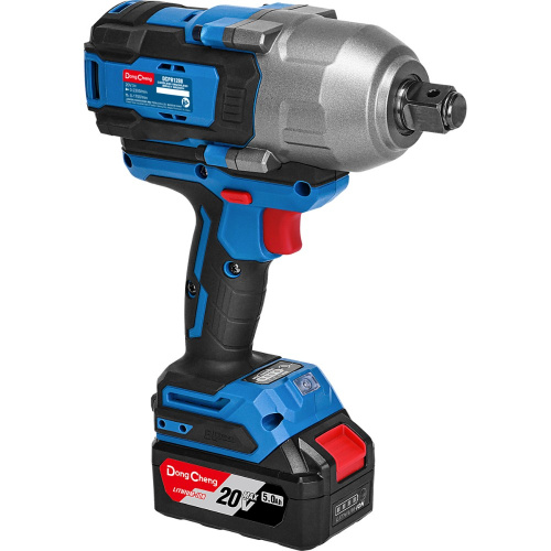 Аккумуляторный гайковерт DongCheng DCPB1288 (TYPE FK) 20 В, 1288 Нм, 2 АКБ, 5 Ач, З/У 4 А фото 2