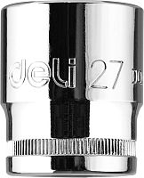 Головка торцевая шестигранная Deli YS EDQ4027 1/2", 27 мм
