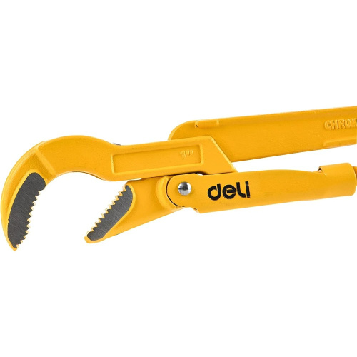 Ключ трубный Deli YS EDL105267 2",тип S, раскрытие губок 67 мм фото 2