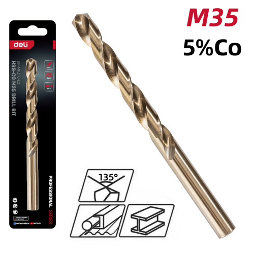 Сверло по металлу Deli RS EDH-MHZ110-E2, 11.0 мм, DIN 338, HSCo 5% фото 2
