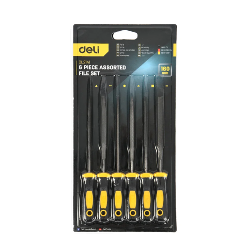 Набор надфилей Deli YS EDL2141, 160 мм, 6 шт. фото 9