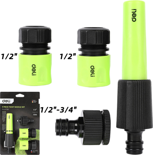 Набор соединителей-коннекторов Deli GS EDL8798 1/2", 4 шт. фото 2