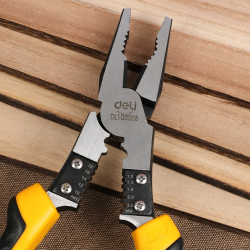 Плоскогубцы Deli YS EDL100008, многофункциональные, 215 мм, комбинированные фото 7