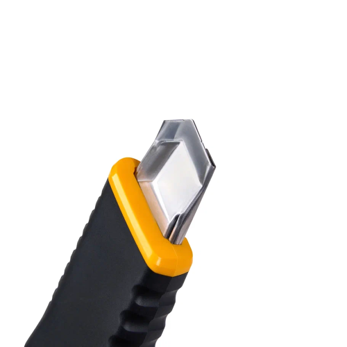 Нож строительный Miles "FA1806G/Y", 18 мм, усиленный фото 5