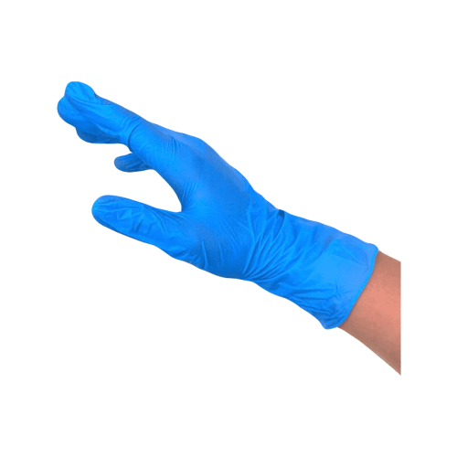 Перчатки виниловые одноразовые "Zaubex Synmax", размер S,100 шт./упак. фото 3