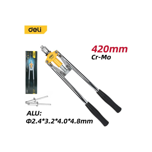 Заклепочник двуручный Deli YS EDL2320, 420 мм, 2.4-4.8 мм фото 8