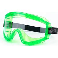 Очки защитные закрытые РОСОМЗ "ЗН11 PANORAMA", прозрачные, непрямая вентиляция