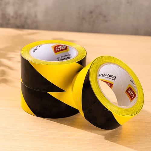 Клейкая лента разметочная Deli "Stick up Strong", 4.8 x 33 см/м, желто-черный фото 2