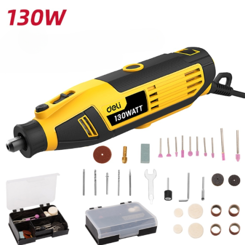 Гравер Deli YS EDL-DM03-E1, сетевой, 130 Вт, цанга 3 мм, коробка фото 6