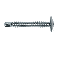 Саморез с прессшайбой, цинк, сверло