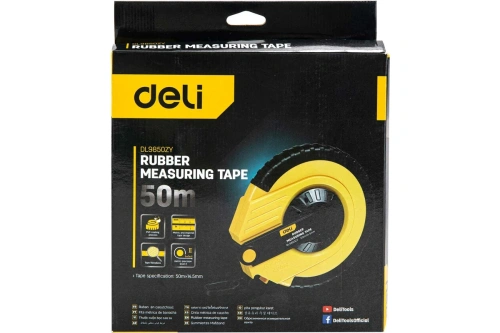 Мерная лента Deli YS EDL9850ZY 50 м/14,5 мм, лента фиберглас, пластиковый корпус фото 8