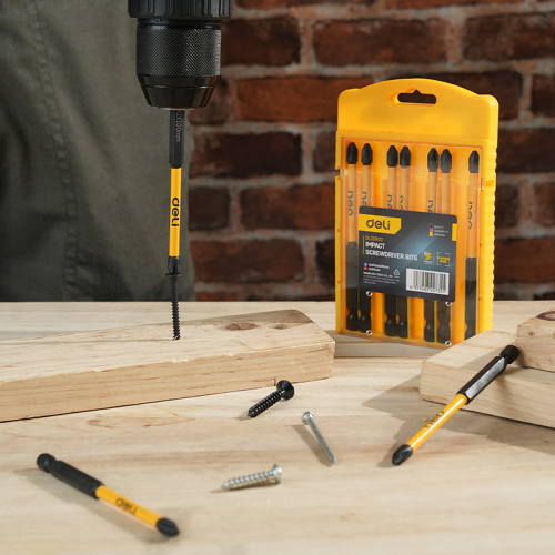 Бита ударная Deli YS EDL251100, 10 шт., PH2 x 100 мм фото 7