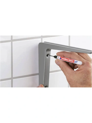 Маркер для отверстий и труднодоступных мест Edding "8850" в блистере, черный фото 4