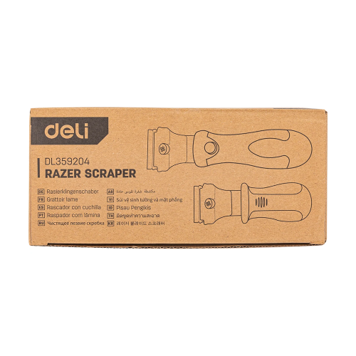 Набор скребков Deli YS EDL359204, 105 x 50 мм, 2 шт., 10 лезвий в комплекте фото 11