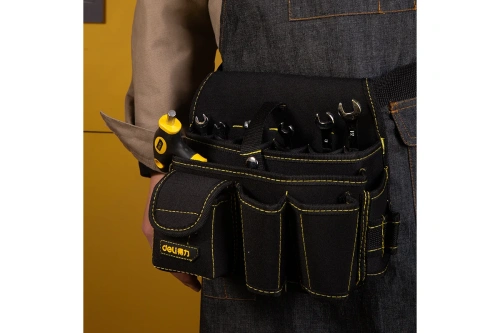 Сумка для инструментов поясная Deli YS EDL-P5 250*140*210 мм, ткань Oxford фото 2