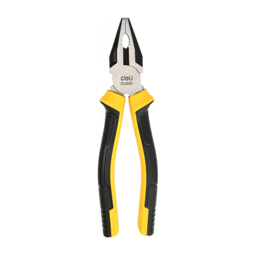 Плоскогубцы Deli YS EDL0003 200 мм, 2-х компонентные рукоятки Плоскогубцы Deli YS EDL0003 200 мм, 2-х компонентные рукоятки