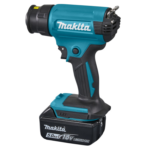 Пистолет тепловой MAKITA DHG180RT1J, 18 В, АКБ, 5 Ач, З/У фото 3 Пистолет тепловой MAKITA DHG180RT1J, 18 В, АКБ, 5 Ач, З/У фото 3