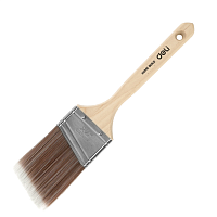 Кисть малярная Deli YS EDL509173, плоская, 2.5"-63 мм, угловой срез, искусственная щетина