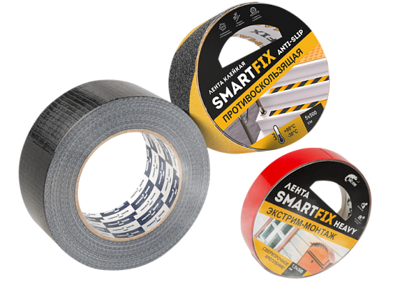 Ленты Klebebänder, SmartFix и МИЛЕН: надёжные решения для ремонта, монтажа и защиты